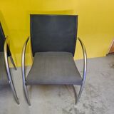3 italian tonon design armchairs or office chairs, from the 1990s