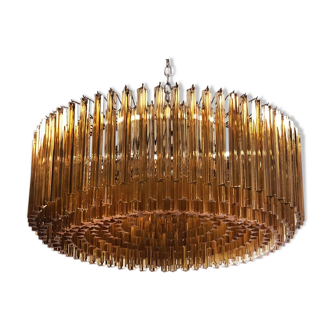 Vintage 70s chandelier in Murano glass, Italy