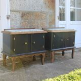Pair of Art Deco bedside tables