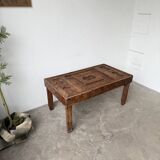 Table basse savoyarde art populaire