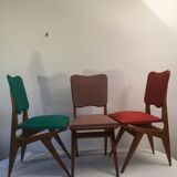 3 vintage chairs