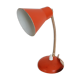 Orange tabletop casserole lamp, desk lamp, flexible, 50s, vintage French