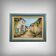 Painting “The Blue Shutters”, signed J. Gaubert – 2nd part 20th century