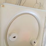 Space age mirror and its 2 luminous side lights