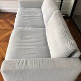 Canape Bo Concept Carlton 2 1/2 places Bristol Grey Clear - 2 years excellent state