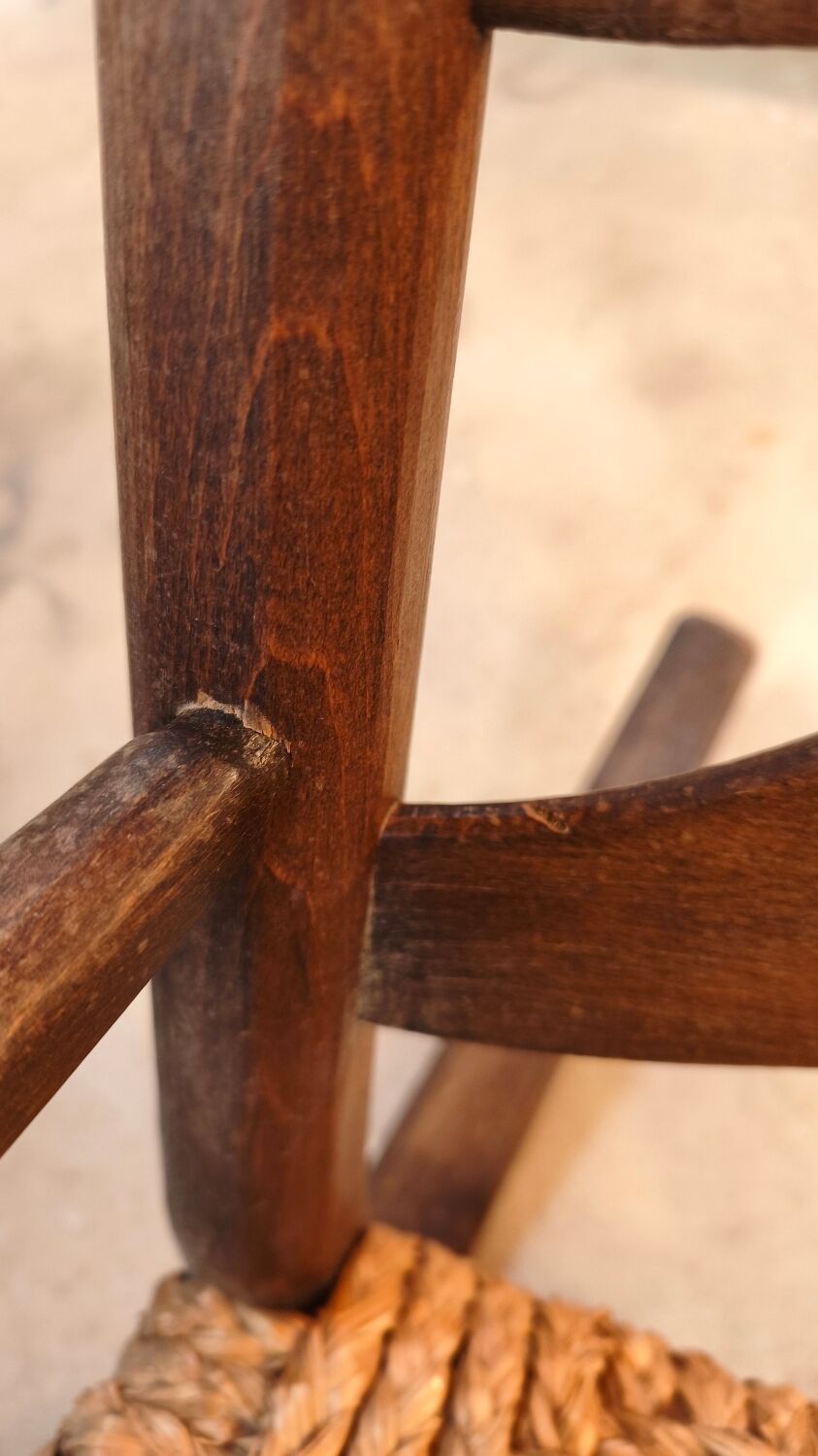 Vintage oak rocking chair