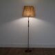 Danish floor lamp in glass, brass and rosewood 1960