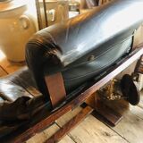 "Kroken" armchair in leather by Ake Fribytter for Nelo Möbel Sweden 1970