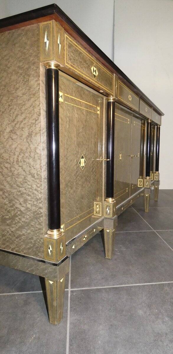 Louis XVI Style Hollywood Regency Sideboard, France, 1980s