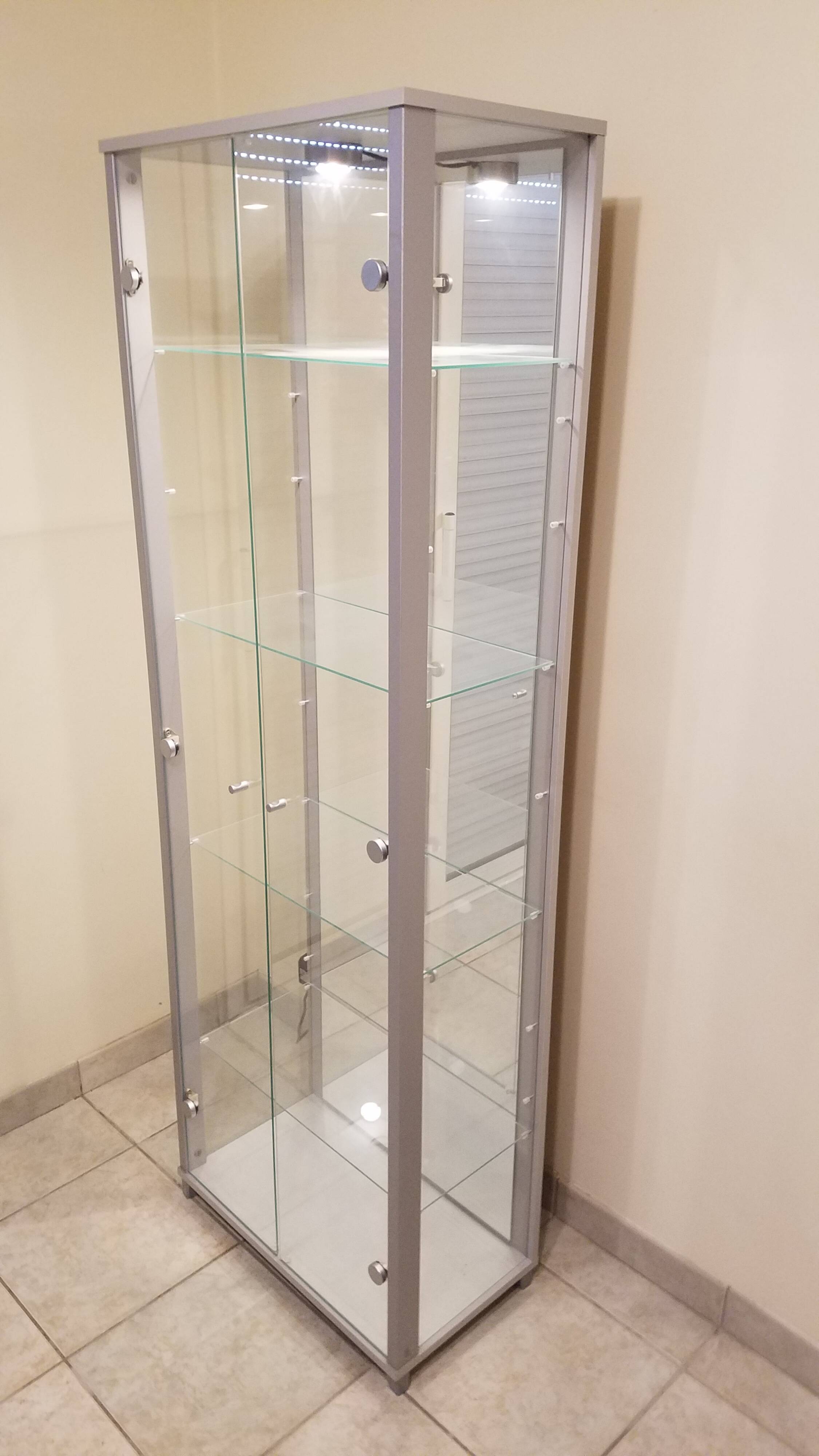 Showcase with lighting