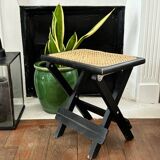 Folding cane stool