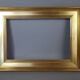 Frame hollow edges gilded wood gold leaf 39x29 cm, foliage 30x20 cm SB