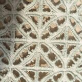 Old embroidered cotton tablecloth