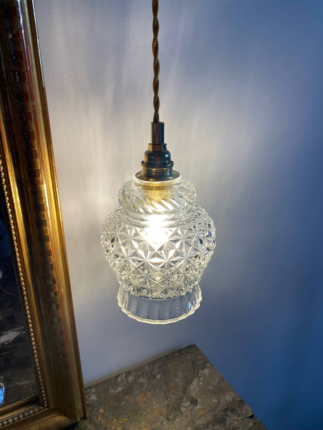 Vintage portable lamp