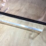 Michel Dumas Plexiglas coffee table circa 1970