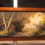 Oil on canvas signed A.Legardy