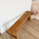 Banc de ferme en chêne massif