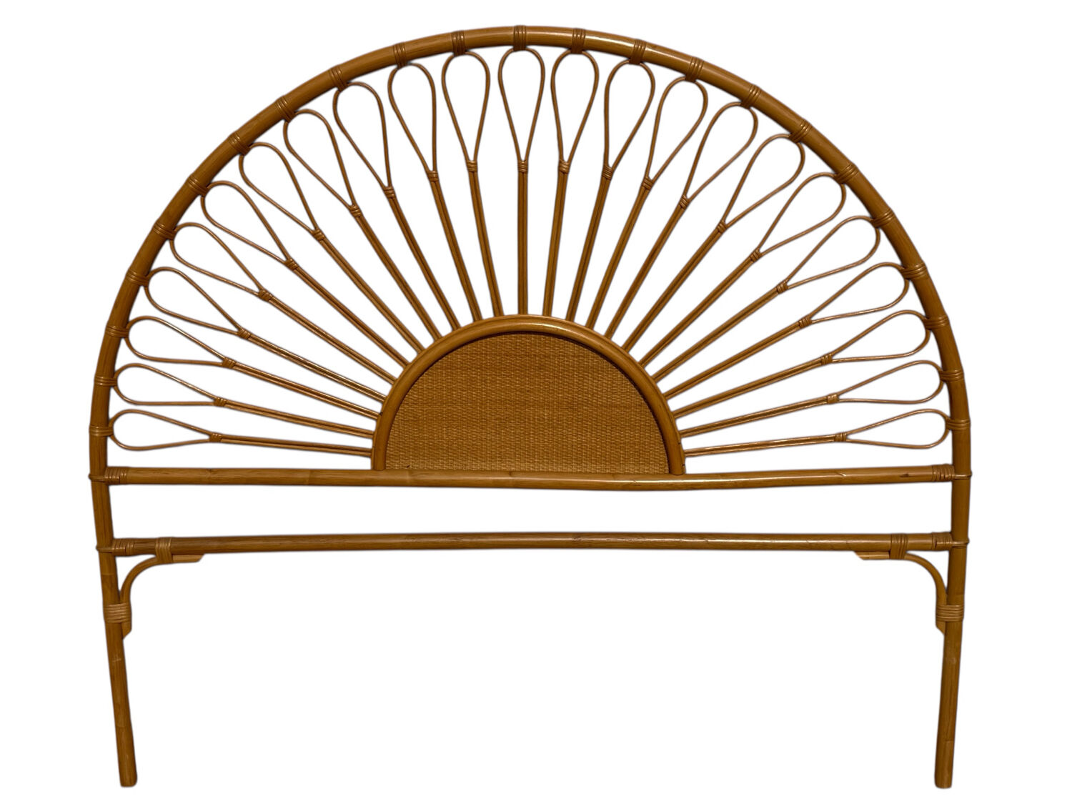 Rattan headboard, France 1960s