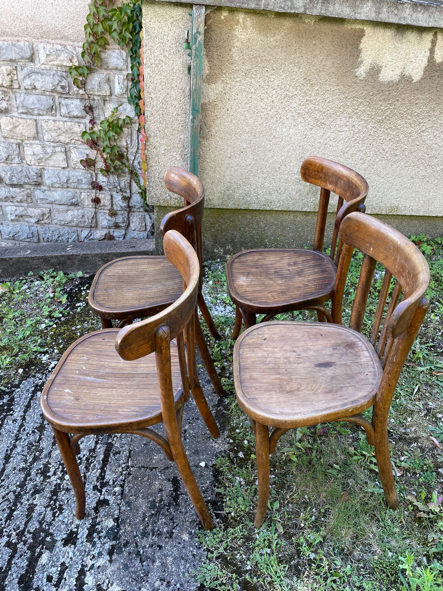 4 Baumann bistro chairs