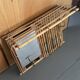 Wall-mounted bamboo coat rack