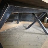 Large artisanal solid wood table