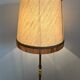 Vintage gilded brass tripod floor lamp