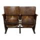 Vintage two-seat cinema bench from ton, 1960s