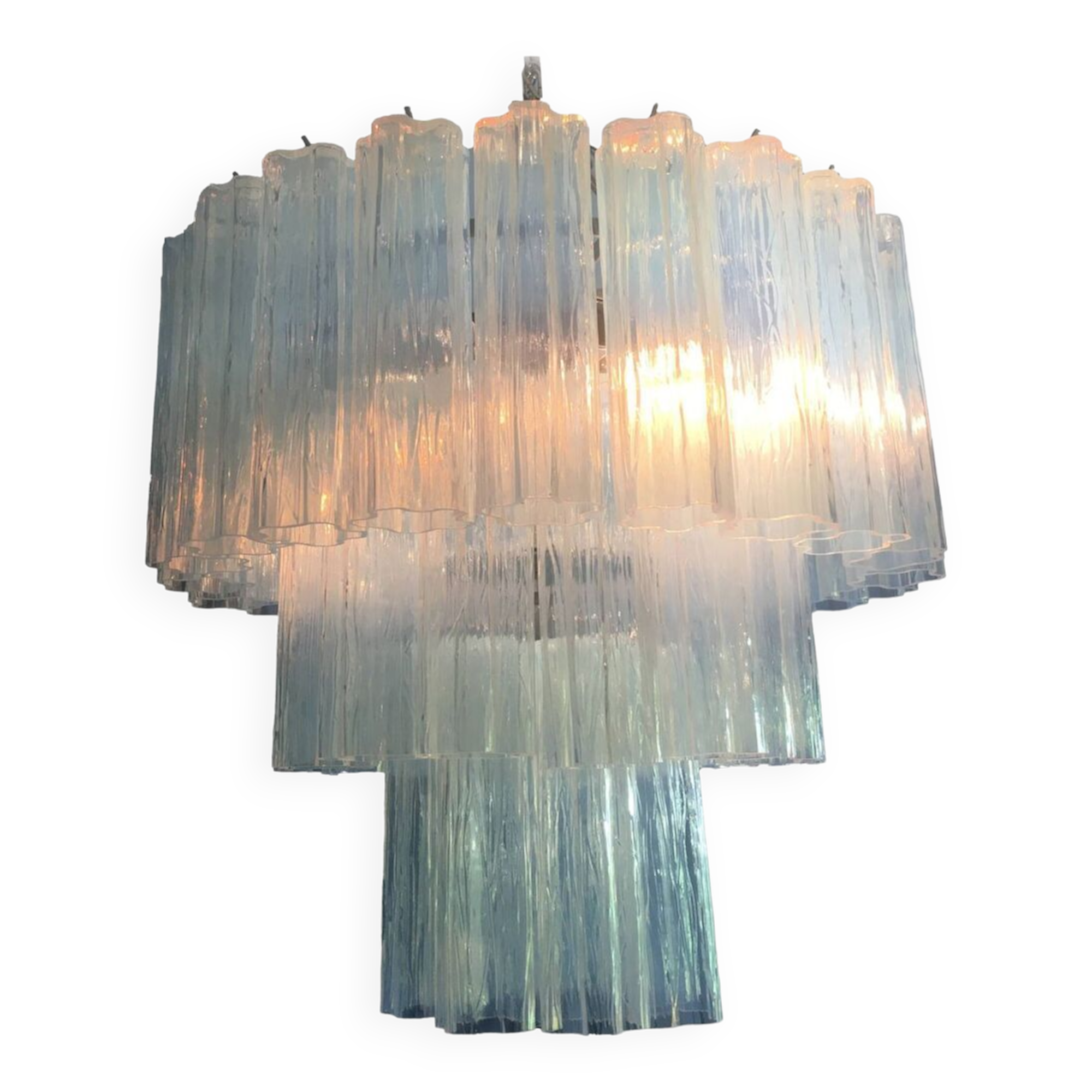 Tronchi Murano glass chandelier