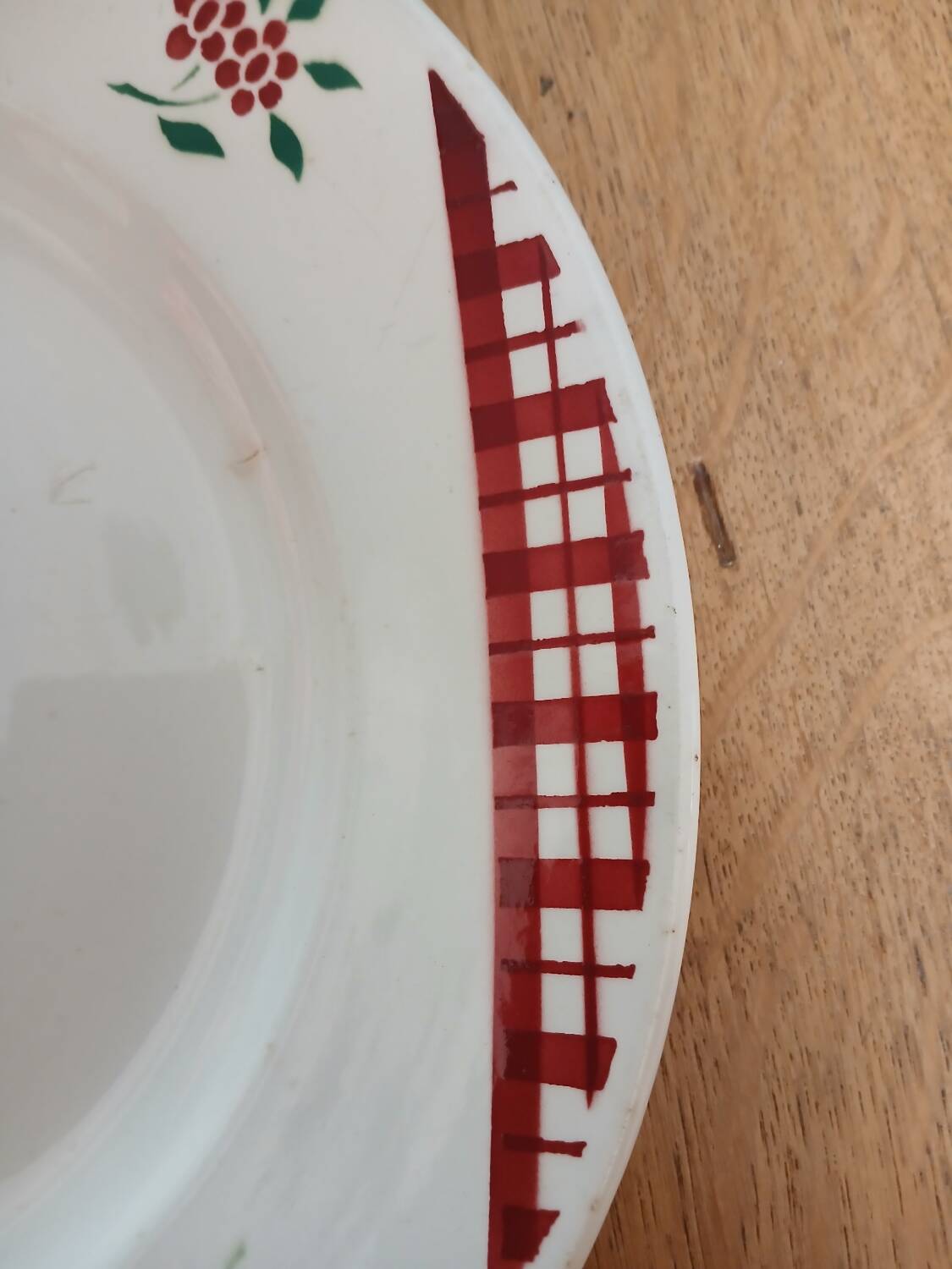 2 old dishes Digoin and Sarreguemines