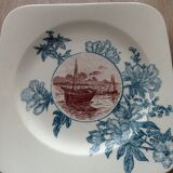 Square plates iron earth