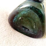 Vintage biot style bubbled glass vase