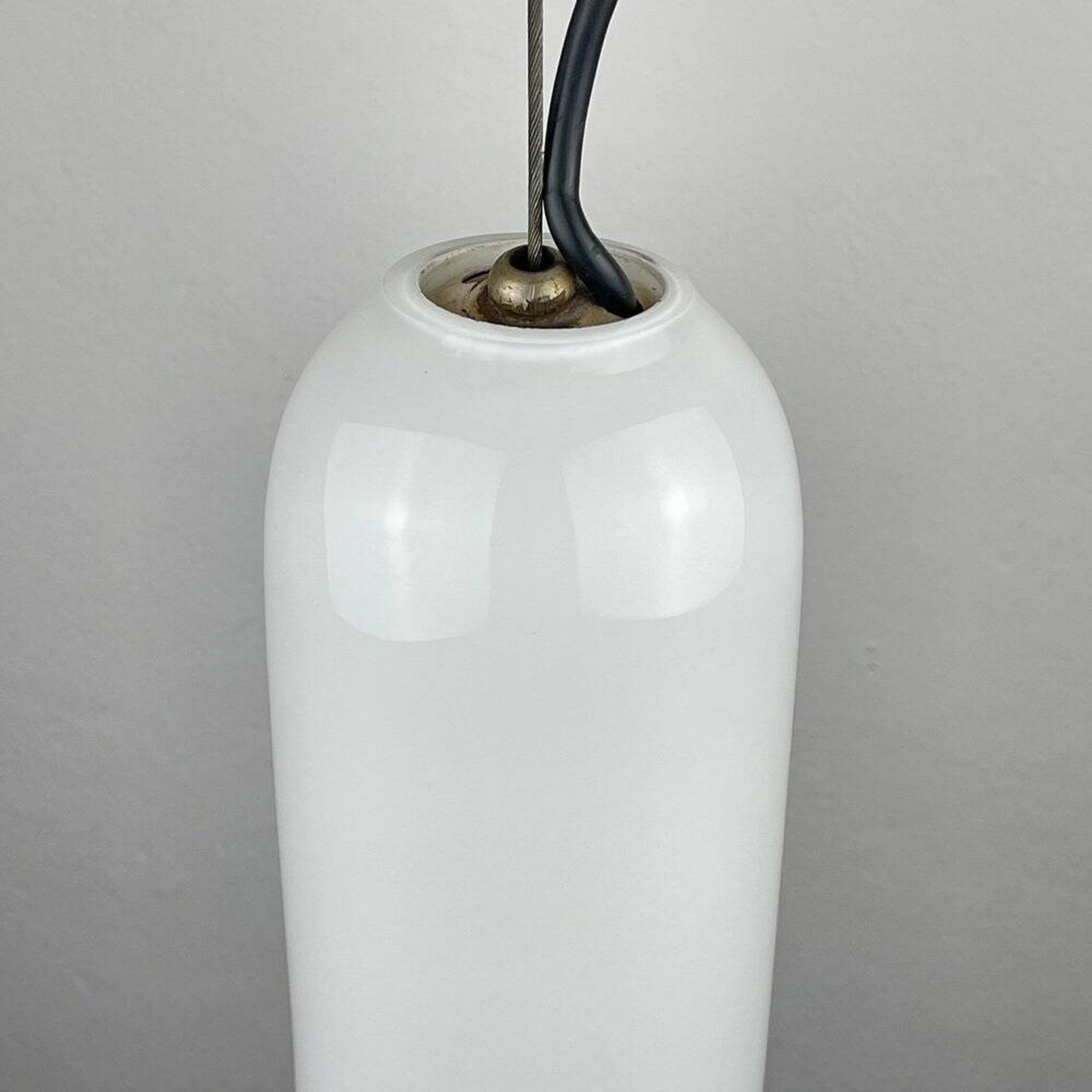 Suspended lamp Samanta in Murano glass attributed to Roberto Pamio for Leucos, Italy, 1970s.