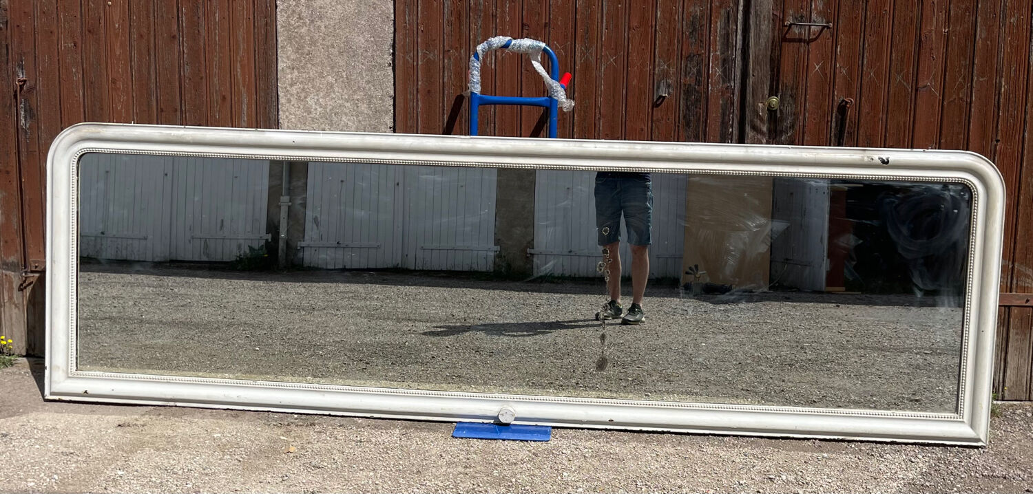 Mirror Louis-Philippe width 297 cm x height 91 cm