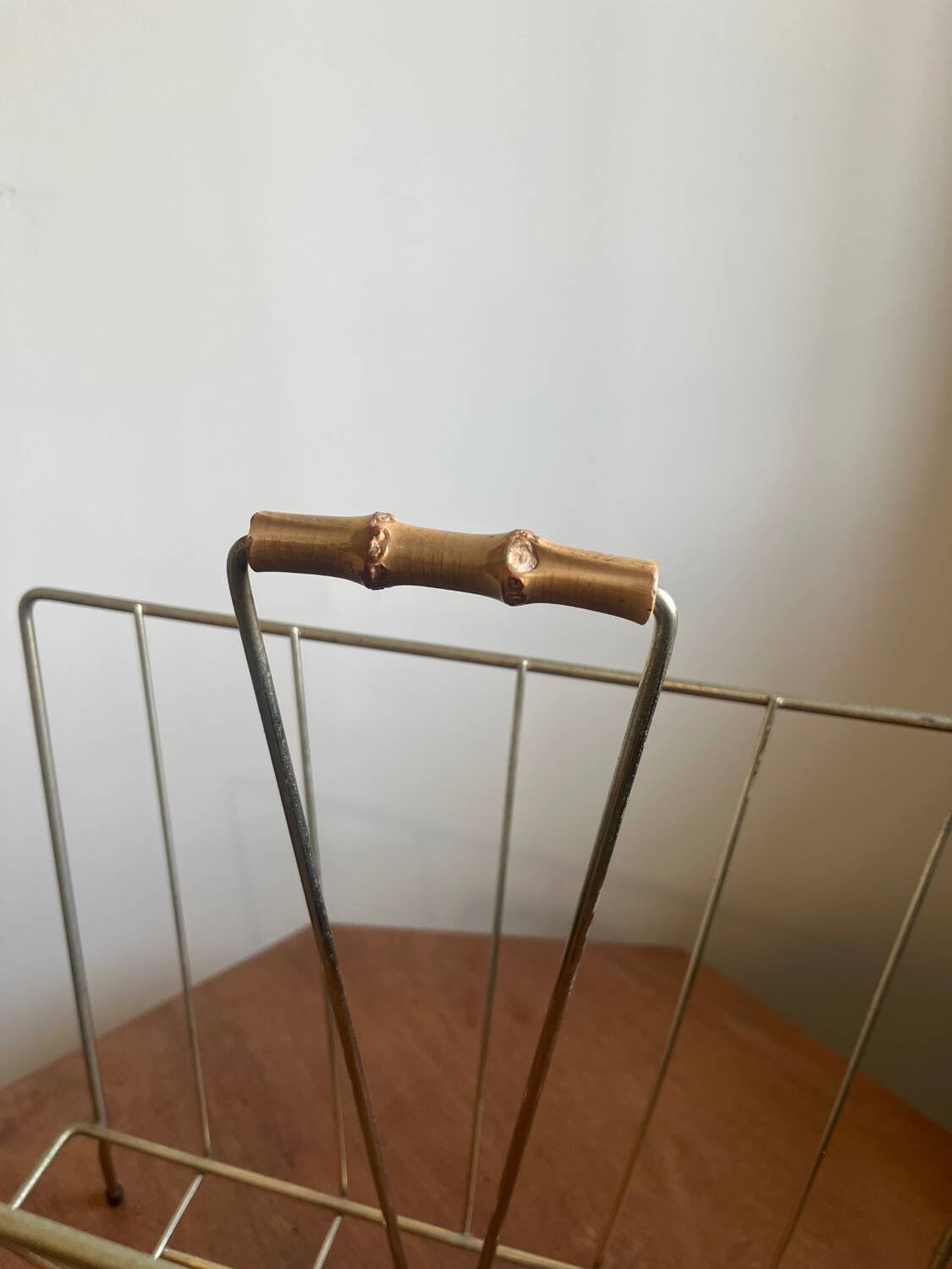 Brass magazine rack