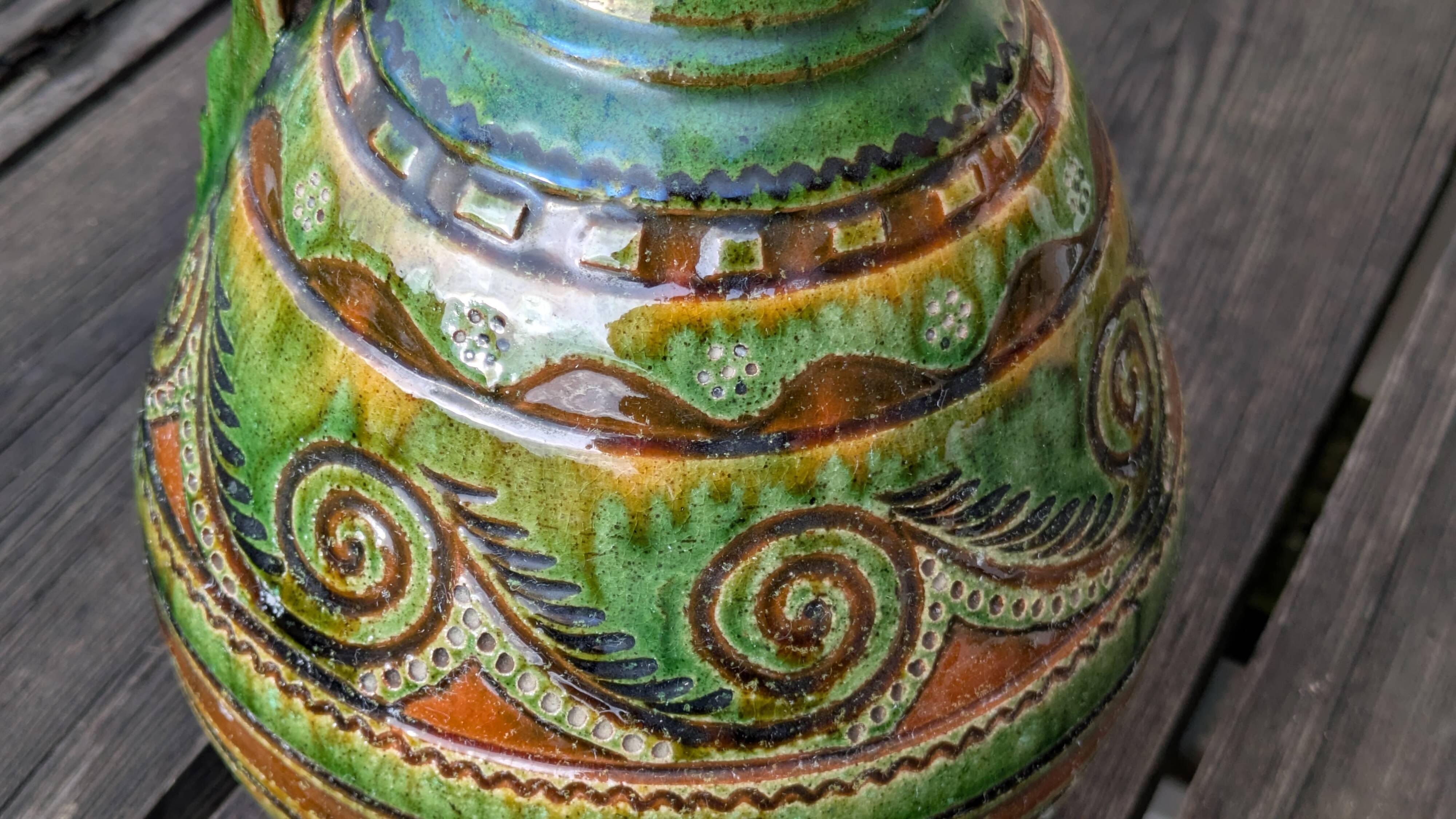 Large jug / Terracotta pitcher signed - Alfar TITO - UBEDA