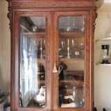 Buffet two 19th century glazed body Louis Philippe has customised