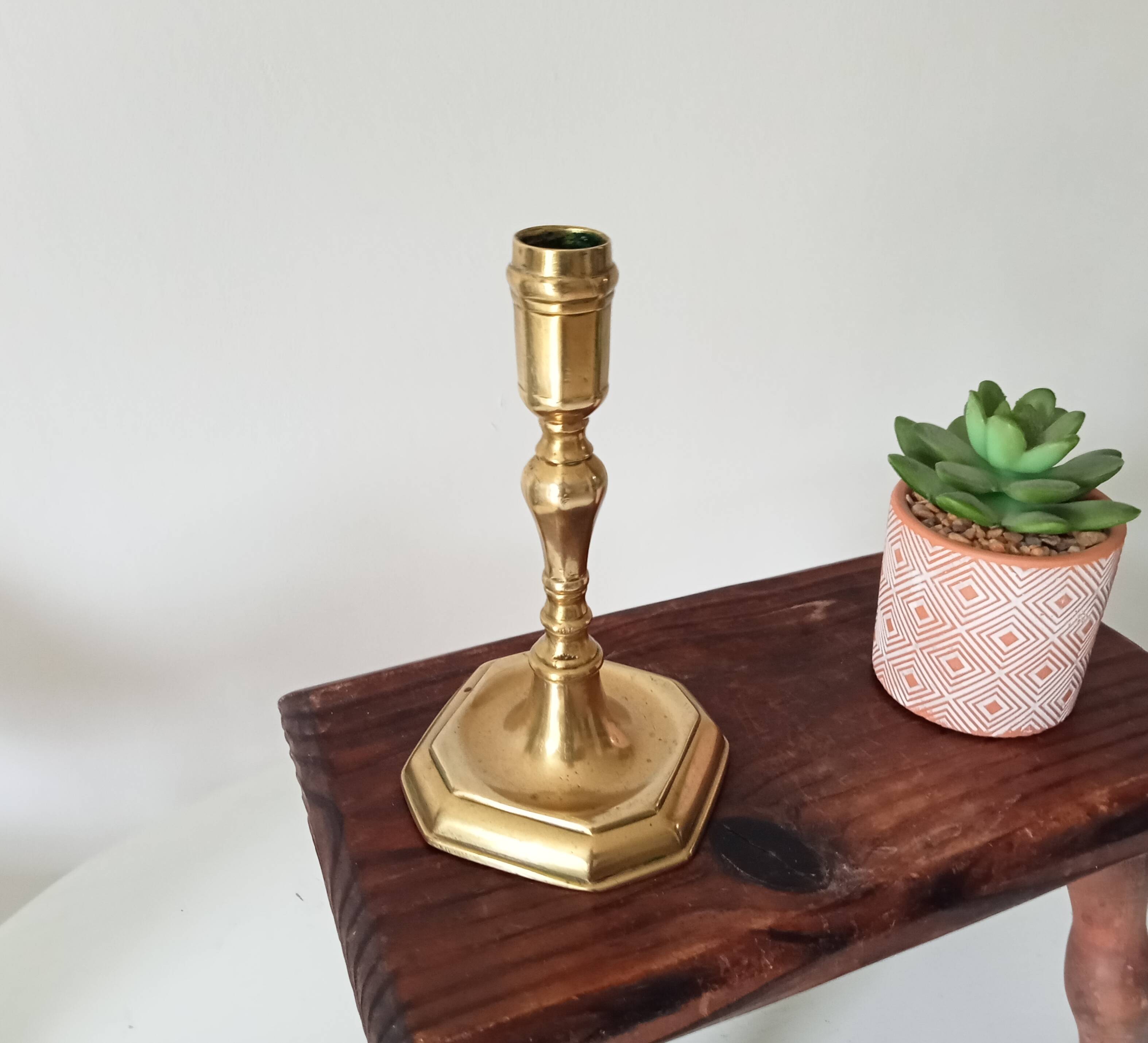 Antique candlestick, early 18th century, Regency style