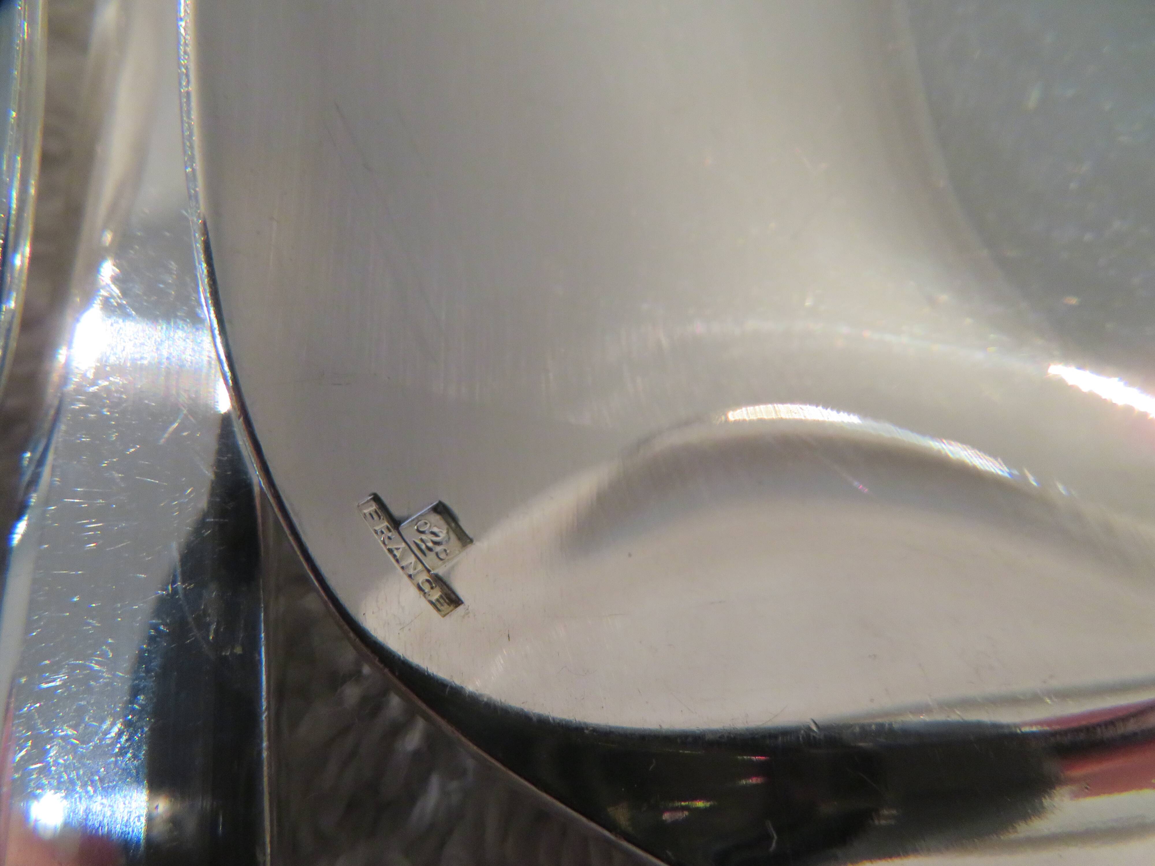 6 silver plated soup spoons by Christofle Concorde, 20.6 cm