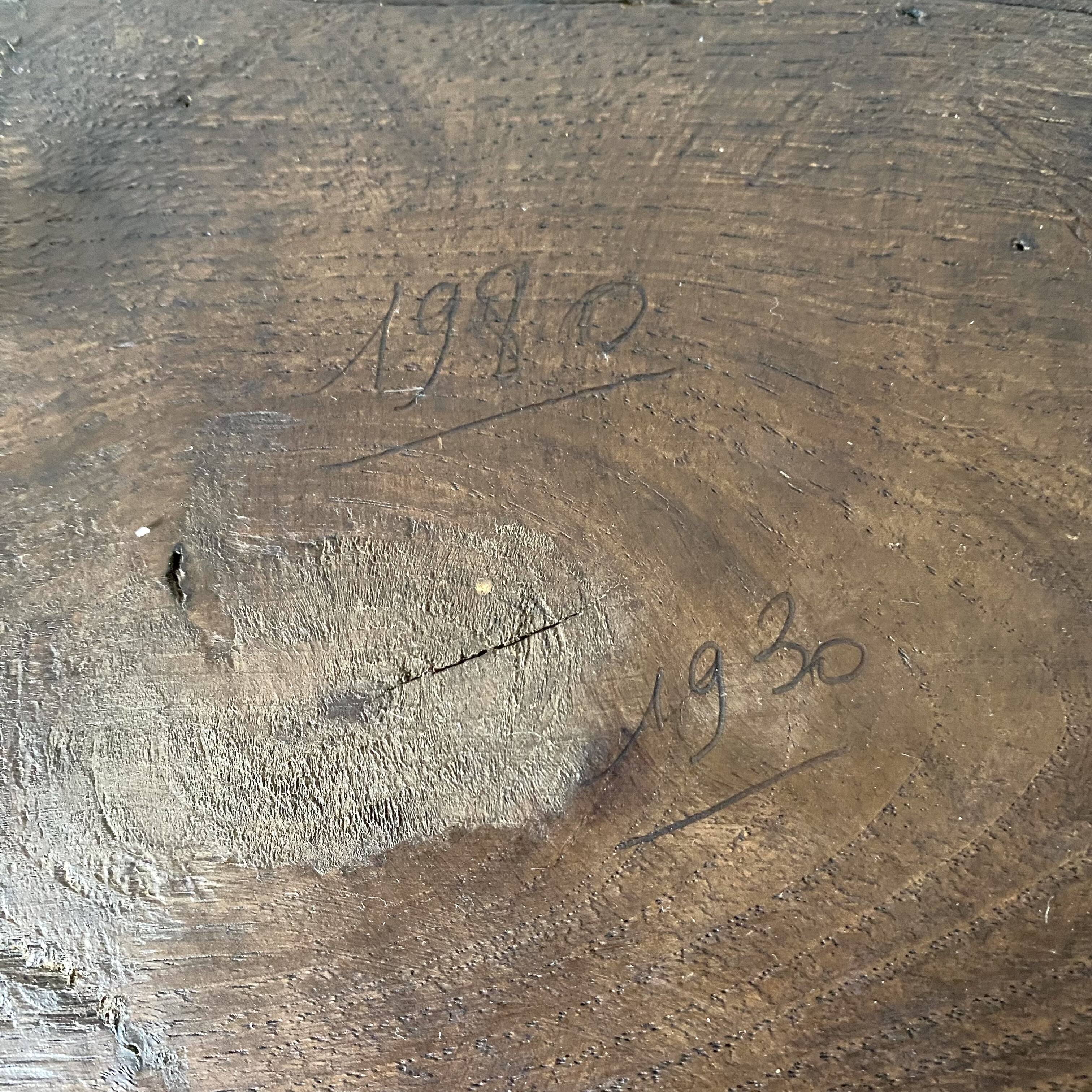 Breton trivet in carved wood