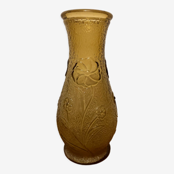 Vase en verre moulé "Contantin Paris"