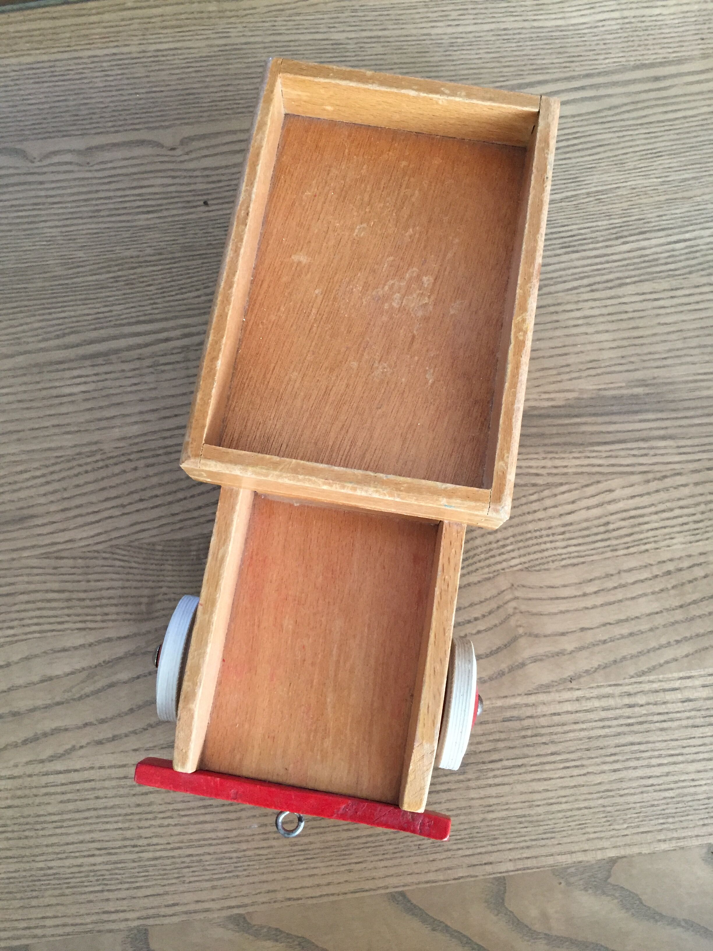 Vintage wooden educational games (truck & tablet)