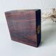 Brass wooden ashtray