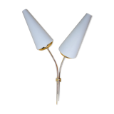 Vintage wall lamp 2 opaline lamp