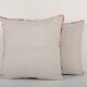 Set of 2 vintage velvet cushion covers 61x61 cm
