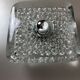 Large glass "bubble" sconces 1970s wall light by Peill & Putzler, Germany