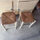 2 tabourets bois anciens