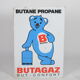 Plaque émaillée butagaz
