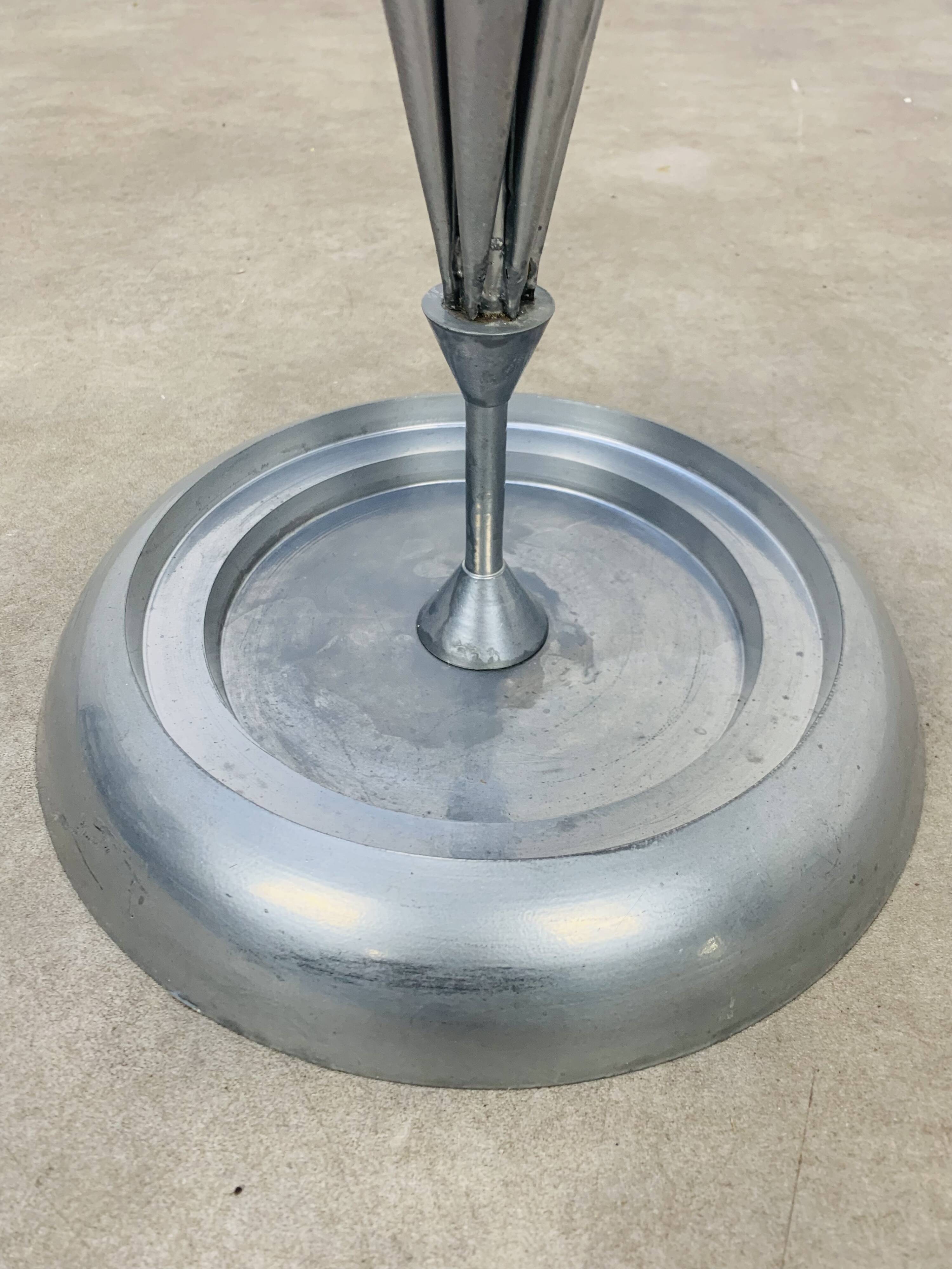 Porte parapluie métal gris 97 cm