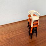 300 Monobloc Decorative Chairs Small by Henry Massonnet for Stamp, France, 1970s, Set of 5