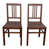 Pair of vintage ELF bistro chairs